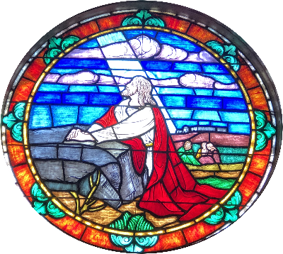 Jesus Glass Transparent